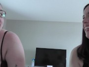 Preview 4 of INTERVIEW AND DOUBLE HANDJOB WITH PROSTATE PLAY!! *POV*
