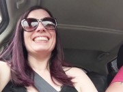 Preview 3 of FINGERING THE WIFE WHILE DRIVING!!