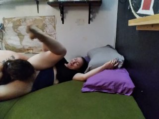 Screaming Orgasms! Pussy Licking Fingering Squirting Face Fuck with CIM! Use his cum to finger her