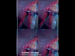 Glitter ass twerk fuck machine dance