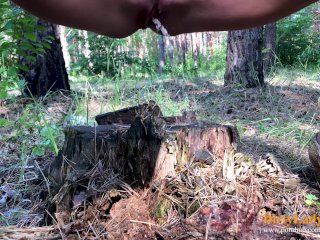 Horny big tits milf pissing in public park - Rate the wet kink of a Dirty Lady