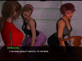 game walkthrough, pc gameplay, brunette, big tits