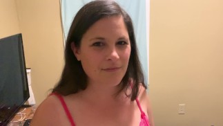 My wife's sister first time anal toy play