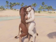 Preview 5 of Wild Life / 3Some Furry Porn (Tali's and Max) 🐮