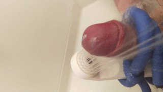Japanese Gay Guy Ejaculates With His Penis Fixed In The Shower. I'm Waiting For Lots Of Naughty Comments.