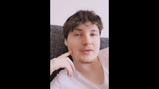 Naughty TikTok boy shows his cock in short video