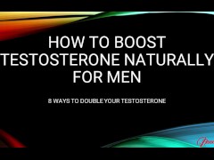 How To Boost Testosterone Naturally For Men ( 8 WAYS )