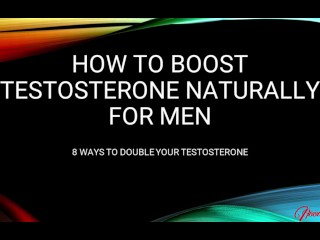 How to Boost Testosterone Naturally for Men ( 8 WAYS )