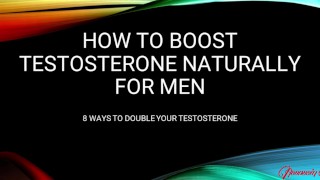 Come aumentare il testosterone naturalmente per gli uomini (8 MODI)