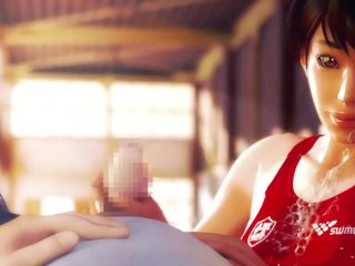 3D Hentai Animation - I Pass_a Baton_to Rena Senpai