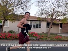 Topless Guy With Black Pussy Donates $25,000 To Asian American Charity