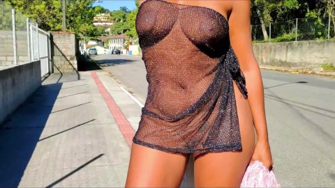 SHEER CLOTHES WALKING AROUND