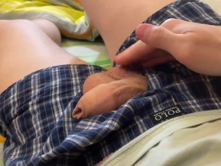 I’m slapping and shaking my big balls