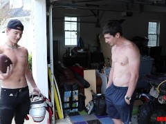 Video Fratty neighbor Stud gets Butt Fucked after Football practice by Gay Stud Neighbor Colby Chambers