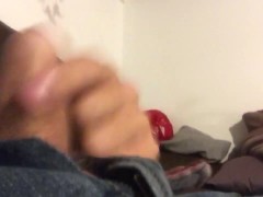 Over the pants-two fingered-rapid tug 
