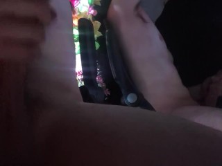 Masturbating in front of a mirror for double_the viewing_pleasure