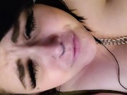 Preview 1 of BBW submissive neko girl xxkittens quickie orgasm with fuck machine - moaning and purring for you