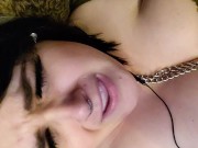 Preview 3 of BBW submissive neko girl xxkittens quickie orgasm with fuck machine - moaning and purring for you