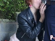 Preview 3 of Urbex Outdoor fuck with Redhead and Cumshot on her Ass