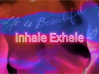 Inhale Exhale FTM Solo Nipple Play Grandes Mamilos Eretos Homem Trans