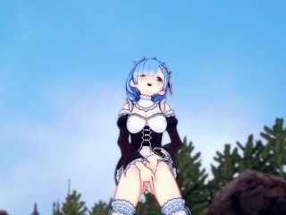 Who Needs Subaru? Rem MasturbationIs ON! (3D Hentai) (Re:Zero)