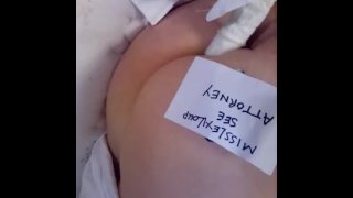 MissLexiLoup hot curvy ass female jerking off butthole orgasm excited
