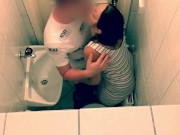 Preview 1 of Tinder Date ending up in a public restaurant toilet