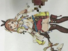 萌え声な男の娘が、無駄打ち射精した白い精液でアニメイラストの女の子を妊娠させようとする動画 - Screenshot 7 of 16 - Crossdresser