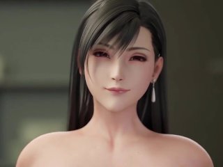 3D Hentai Compilation: Final Fantasy 7 Tifa Aerith Compilation FF7 RemakeThreesome