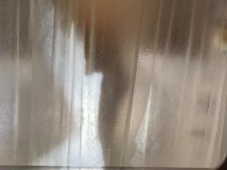 Step Aunt JOI in Shower Plays With Pussy Jack Off Spying On Best Legs Feet Tits