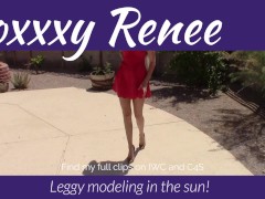 Leggy Modeling in the Sun!