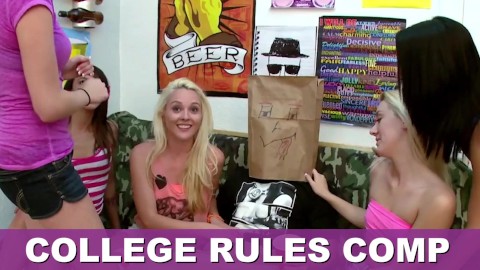 COLLEGE RULES - Une collection d’ados salopes qui baisent des garçons dans les dortoirs