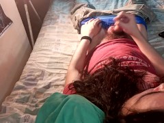 Male Solo Cum Eating 37 (Back Angle)
