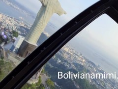 Passeio em helicoptero pelo Rio de Janeiro me masturbando e Provocando ao piloto 😜😈  