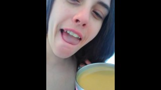 Crazy White Girl In Nude Only Fans Only MANY VIDEOS Cam Sluts Crazy Morning Coffee Drinks