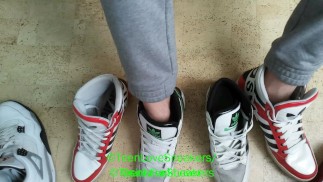 Unpacking Sneaker's and Cum inside