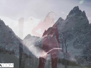 VIXEN Ski bunny Sonya has passionate sex in the Alps screenshot number 1