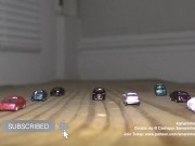 Preview 5 of amaninheels | Giant Sandals Play with Cars (teaser)