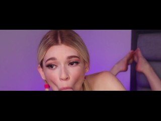Lil Teener In Pigtails Sucks Johnny Blaster