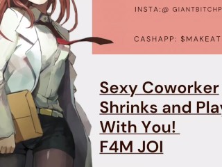 Sexy Scientist Coworker Shrinks you and Plays with you before EATING You! Giantess Vore Roleplay