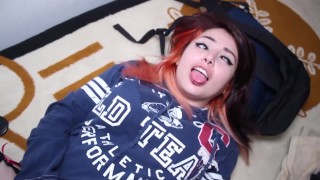 AHEGAO Hardcore Sex Wet Pussy We Went To The Motel After School