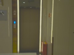 伪娘 穿超短裤在一楼大厅露出自慰，冲到一半把衣服都脱光（QAQ肚子肥肥的 - Screenshot 3 of 16 - Outside