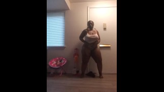 性感 Bbw 乌木皮肤