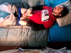 Male Solo Cum Eating 43 (Up Angle)