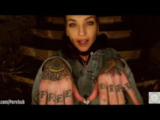 POV blowjob and doggie style fucking with submissive trainingin the great_outdoors -- real BDSM