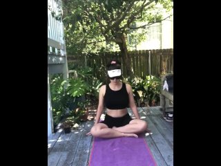 Yoga Outside Barefooted Workout 5