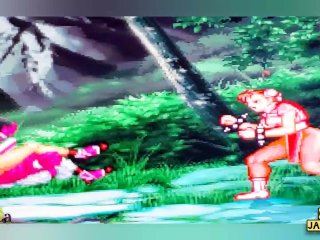 CHUN LI vs NAKED LADY MAI -NAKED STREET FIGHTER-(GOOGLE JayLa Inc)