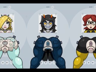 Fapwall [Weird Hentai game] Rosalina Peach and Daisy gets the best gangbang of their life without Ma