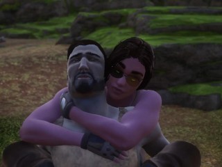 Zombie girl jerking off legs to her zombie boyfriend cums_on boots [3d hentai_uncensored]