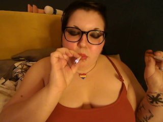 Chubby Hippie Sugar Dandy_Smokes Two_Cigarettes at Once